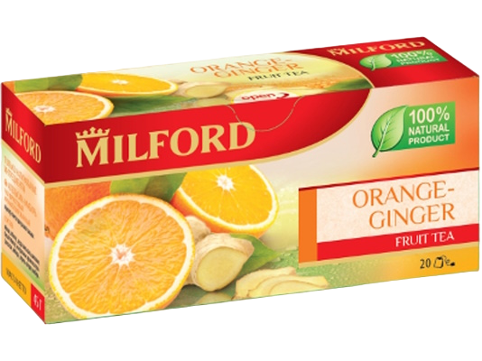 Чай Милфорд Зеленый апельсин - имбирь