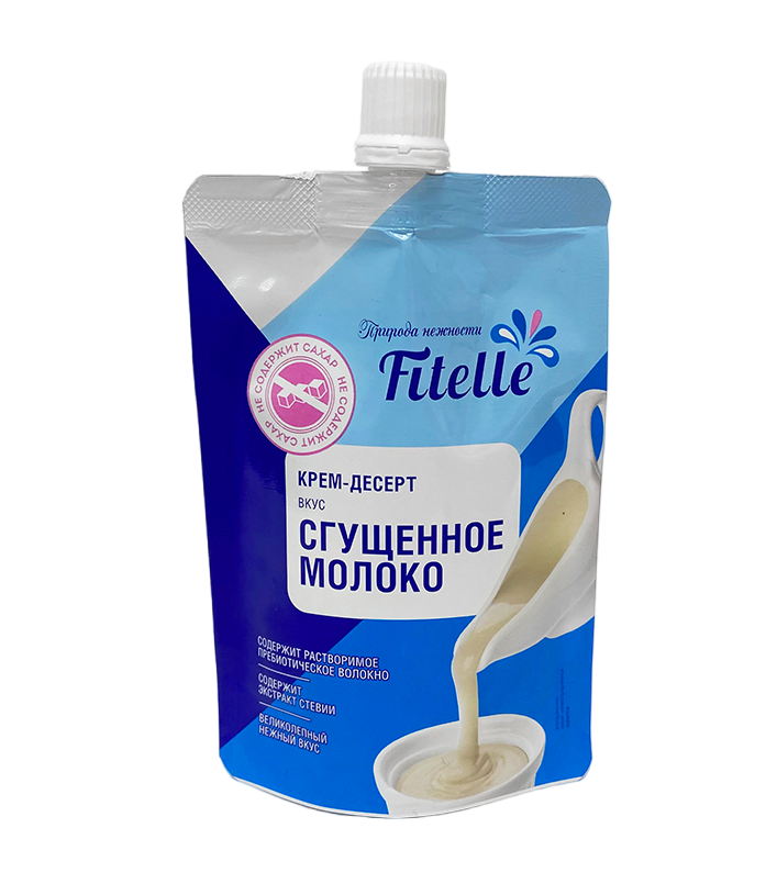 Крем-десерт вкус сгущенное молоко ТМ "Fitelle"