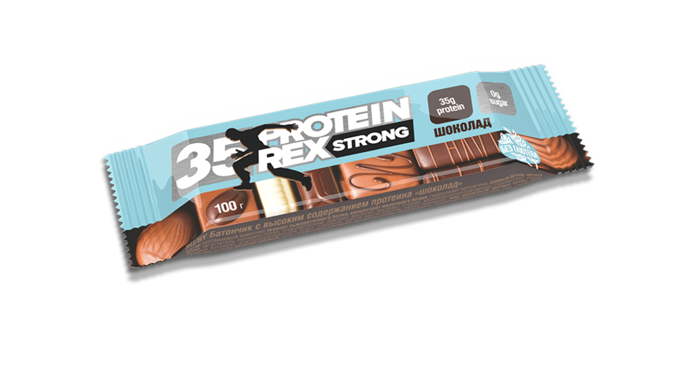 Батончик ProteinREX STRONG-35% "Шоколад" Royal Cake