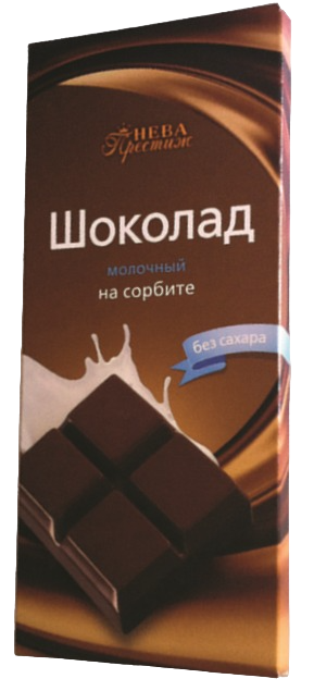 Шоколад молочный на сорбите "Нева Престиж"
